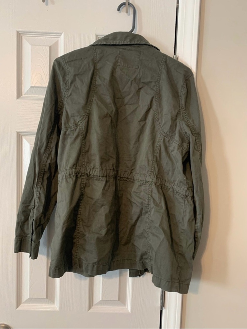 Mudd Olive Green Drawstring Utility Jacket - Picture 2 of 5